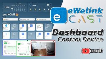 eWelink Cast 👉 Dashboards control devices.