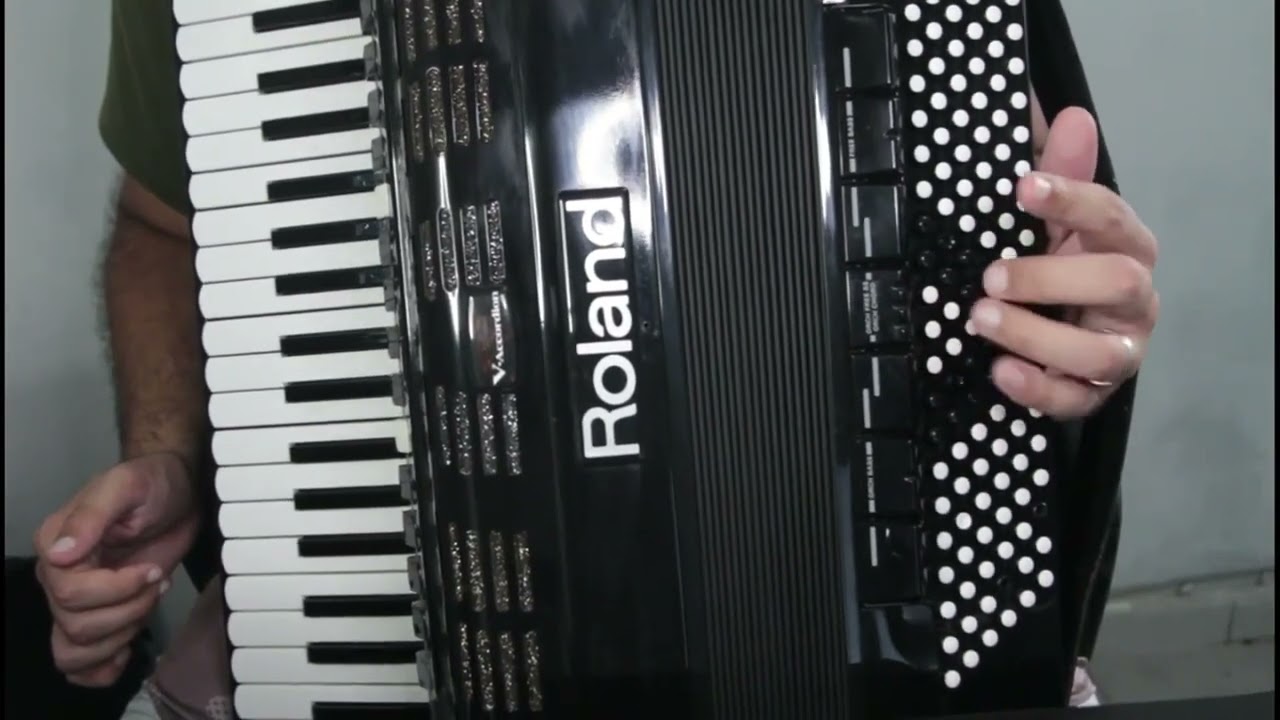 Video Aula Acordeon - Amor Distante - Sertanejo Raiz - Passo a Passo