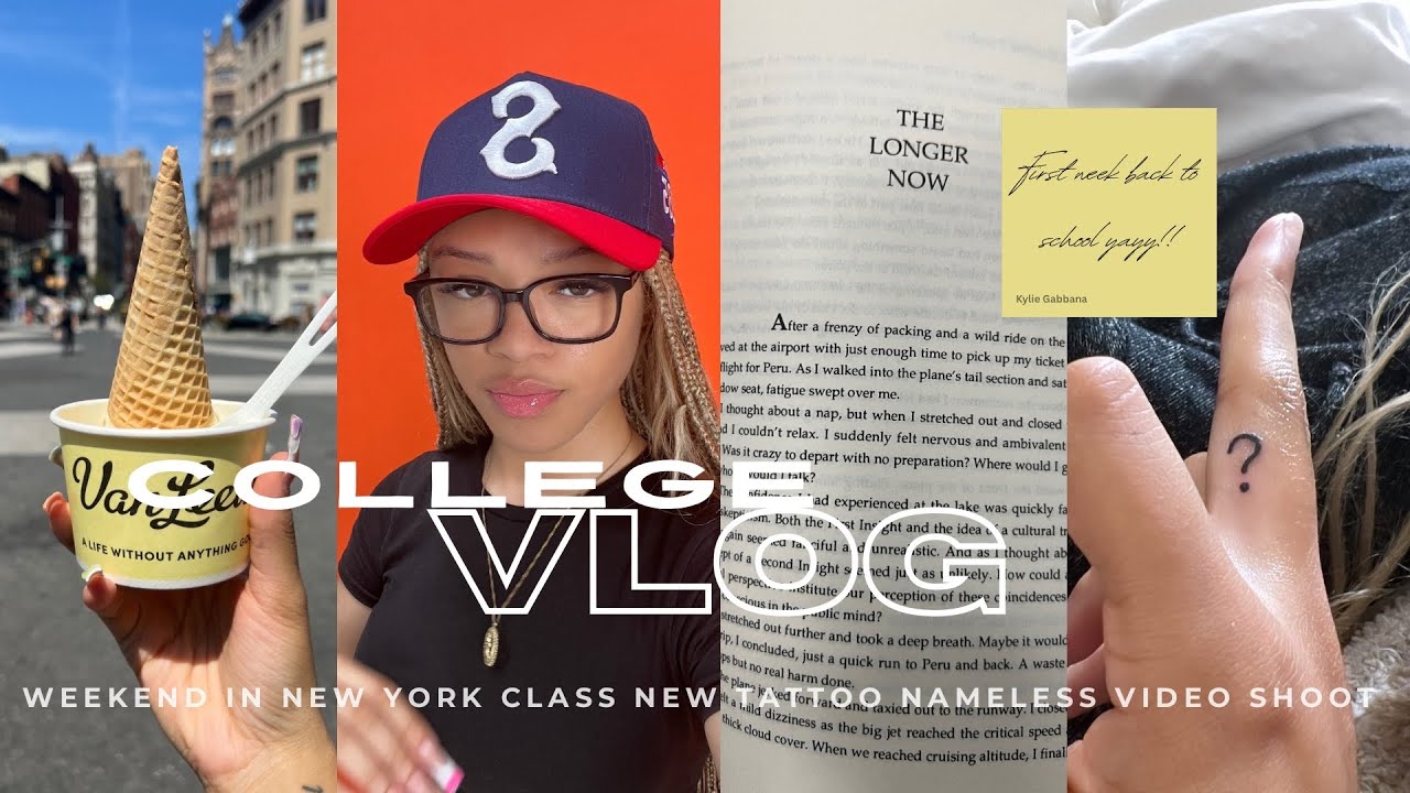 College Vlog @ GSU  | Trip to NY, Tattoos w Friends, Video Shoot & More | Kylie Gabbana