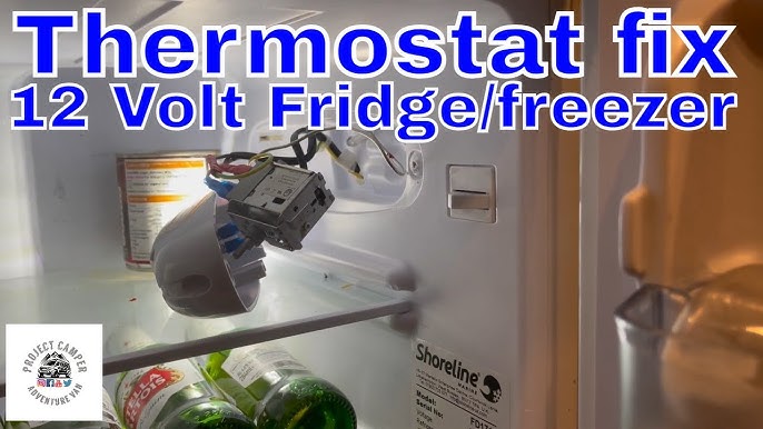 How to replace fridge freezer thermostat 