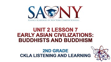 2nd Grade CKLA Listening & Learning - Unit 2 Lesson 7 Early Asian Civilizations:Buddhists & Buddhism