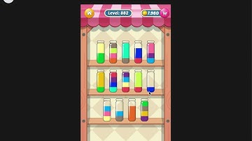 Water Sort Puzzle I Level 882 I  Facebook I SOLVED