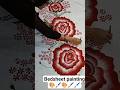bedsheet painting tutorial for beginners #chadar painting tutorial #easybedsheetpainting #short #art