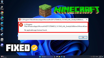 Fix Minecraft Launcher Error "No applicable app licenses found" | 2024