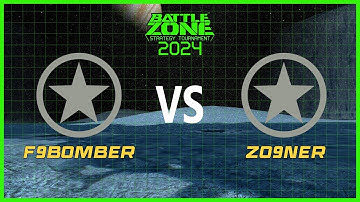 Battlezone 98 REDUX | 2024 Tournament | F9bomber vs Zo9ner | Bio-Metal Run