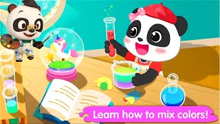 Little Panda's Color Crafts | Learning Colors | Baby Panda Games