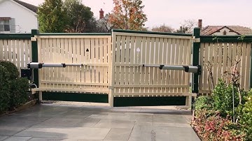 Rising Swing Gate with BFT Kustos automation - Automatic Gates Melbourne - Powered Gates Australia