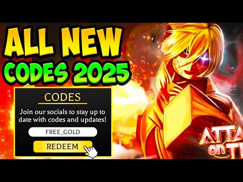 ALL *NEW* WORKING ATTACK ON TITAN REVOLUTION CODES JULY 2025