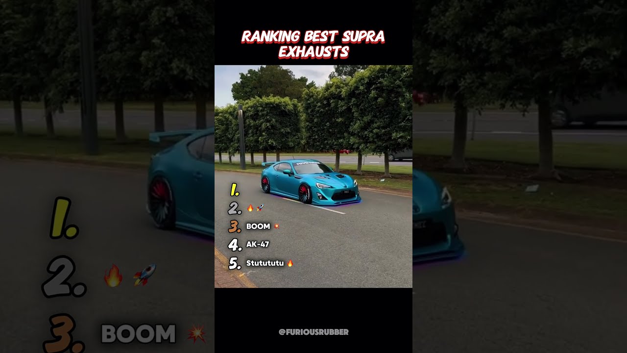 Ranking Best Supra Exhausts 
