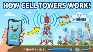 How Cell Towers Actually Work: The Invisible Network Behind Every Call 📡
