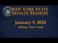 New york state senate session  010924