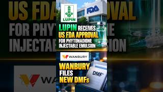 Lupin Receives US FDA Approval for Phytonadione Injectable Emulsion; Wanbury Files New DMFs