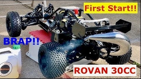 First Start of my Rovan 30CC 1/5 gas Buggy (its first BRAP!!!) (part 3)