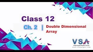IT || Class-XII || Ch-2 || Array || Address Calculation || Part-2