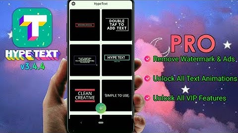 HypeText - Animated Text & Intro Maker