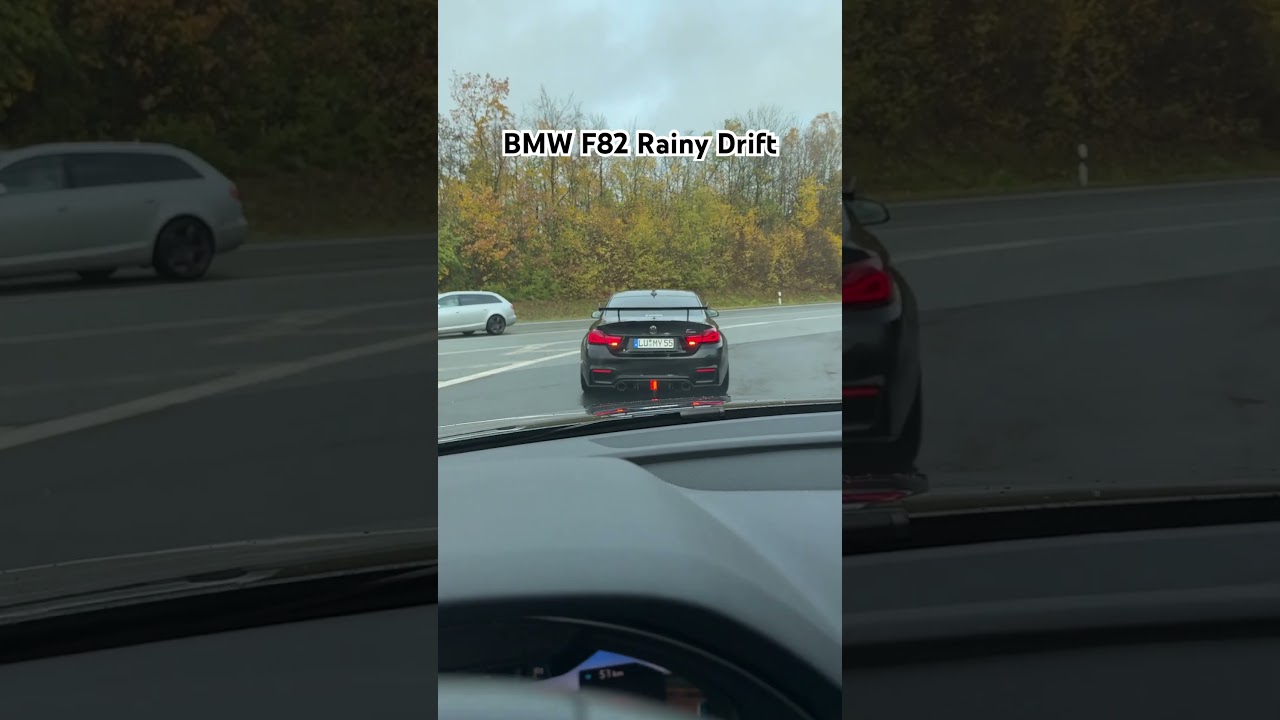 BMW M4 F82 Rainy Drift.  Specs : MH Pipes Equal Lenght, Catless Resonated Downpipes by Inkedcustom