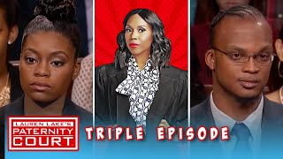 Triple Episode: Man Sets Up Spies To Find Out If She Is Cheating | Paternity Court