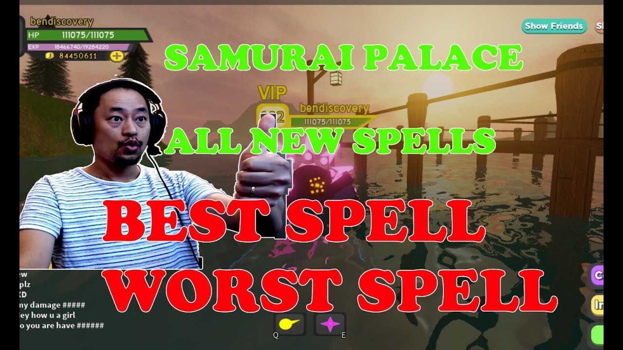 Review All Spells In Samurai Palace Roblox Dungeon Quest Bes Spell Worst Spell Ben Toys And Games Family Friendly Gaming And Entertainment - ice samurai roblox