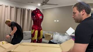 *UNBOXING* Ironman Mark III Lifesize Statue