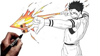 How To Draw Sukuna Fire Arrow | Step By Step | Jujutsu Kaisen
