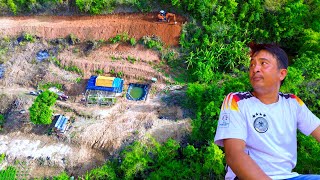 Sơn is expanding his farm in preparation for planting during this rainy season.