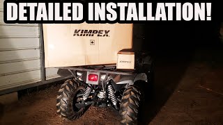 Kimpex Nomad ATV Trunk Install How To Yamaha Kodiak 700