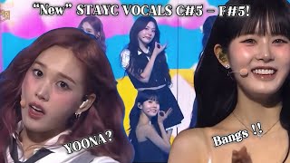 “NEW” STAYC VOCALS TEDDY BEAR & BUBBLE PERFORMANCE C#5,D5,E5,F#5! #stayc