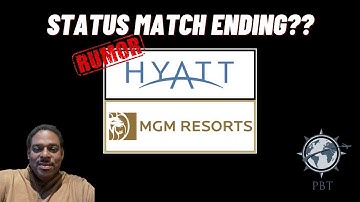 MGM Rewards - World Of Hyatt Status Match Ending?
