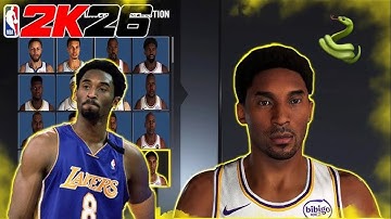 Best Kobe Bryant Face Creation in NBA 2K26! 