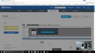 How to create a web form in Aweber