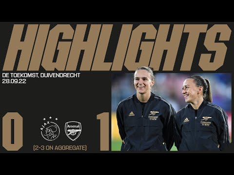 HIGHLIGHTS | Ajax vs Arsenal (0-1, 2-3 on aggregate) | Miedema with the winner!