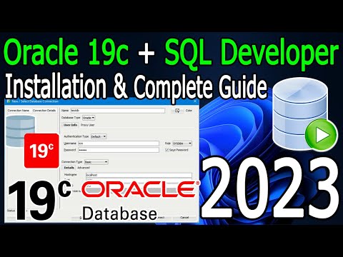 How to Install Oracle 19c and SQL Developer on windows 10/11 [ 2023 Update ] Complete guide