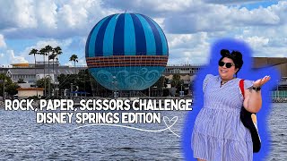 Rock, Paper, Scissors Challenge: Disney Springs Edition! Drinks, Appetizers, Entrees, and Desserts!