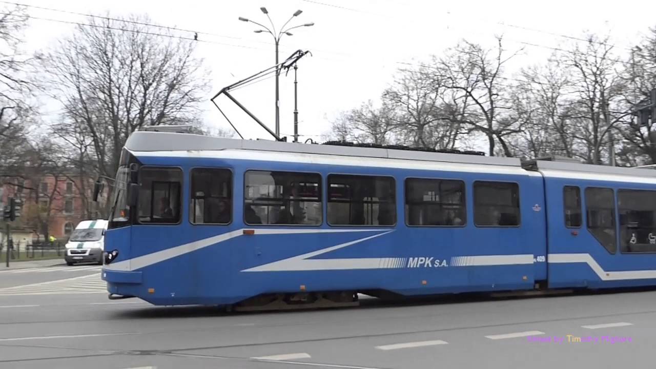 Tramwaje w Krakowie - Trams in Krakow, Poland, 2016