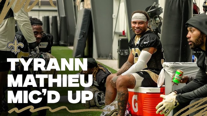 Mark Ingram, Alvin Kamara, Deuce McAllister do Saints chant, Saints