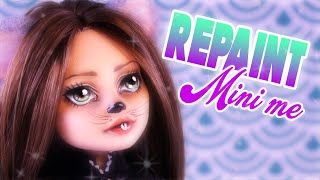 Face reveal! Doll RePaint! 🐭Mini me! @TheDivusSeries