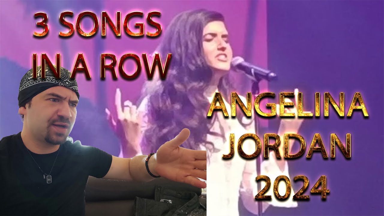 ANGELINA JORDAN 3 NEW SONGS 2024 IN A ROW ( REACTION) MAY BE ONE OF THE BEST SONGS AND PERFORMANCE ?