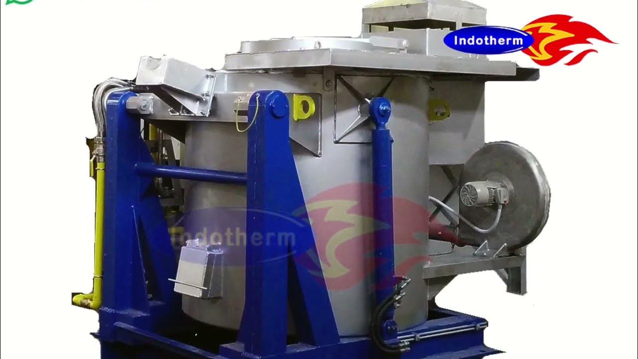 Automatic Tilting Furnace Crucible Rotary Tilting Type Gas Fired