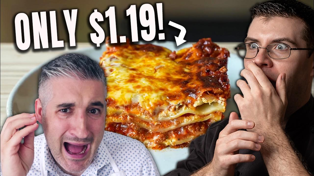 Pro Chef Reacts.. To Vincenzo's Plate REACTING 1 DOLLAR LASAGNA (Joshua