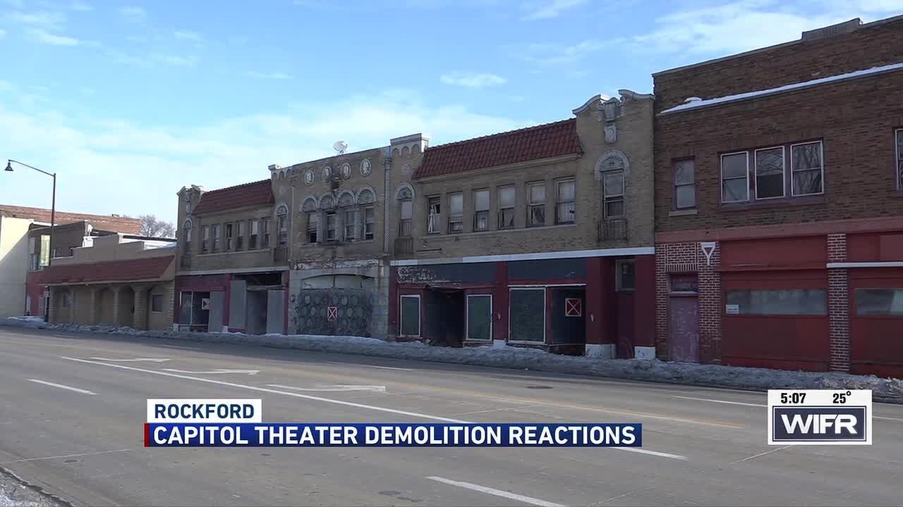 Rockford residents react to historic Capitol Theater demolition