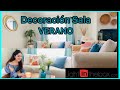 IDEAS PARA DECORAR LA SALA DECORACIÓN DE VERARO FÁCIL Y ECONÓMICA Living Room decor. #LightInTheBox