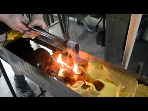 Case Hardening of a Medieval Axe