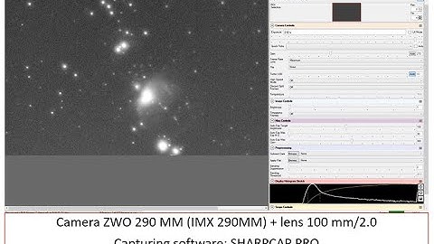 Small promenade in Orion constellation (2): IMX290 MM + lens 100mm/2.0 and software SHARPCAP PRO