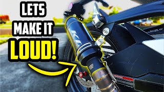 Installing The BEST Budget CFMOTO 450SS Slip on Exhaust