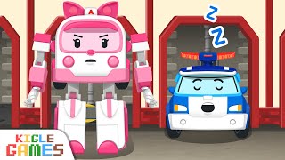 Wake up Poli! | Habit Play EP01 | Poli Game | Robocar Poli | KIGLE GAMES screenshot 4