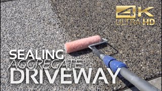 SEALING EXPOSED AGGREGATE DRIVEWAY | Watch a Suburban Dad Seal his Beloved Driveway in High Gloss