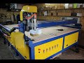 Фрезерний станок із ЧПУ для розкрою листових матеріалів. CNC milling machine.