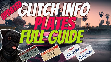 GTA 5 ONLINE GLITCH PLATES GUIDE! ALL ABOUT DUPE THAT YOU MUST KNOW!
