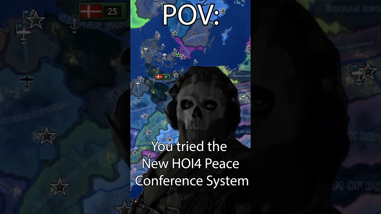 POV: You tried the New HOI4 Peace Conference (Hearts of Iron 4)