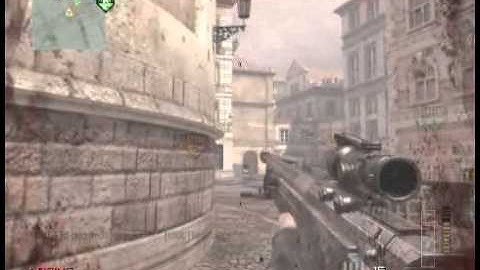 MW3- amazing across map no-scope